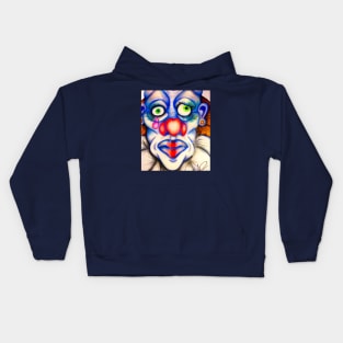 PINK TEAR CLOWN Kids Hoodie